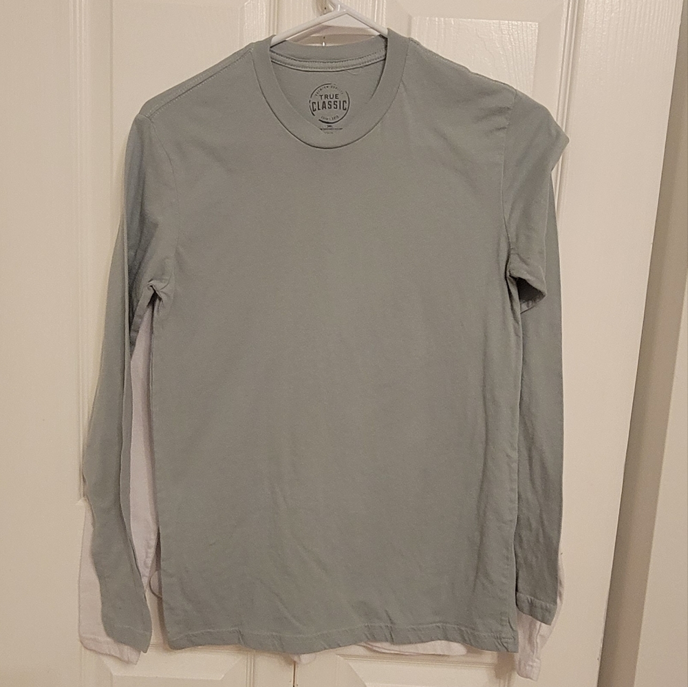 Classic Long Sleeve Crewneck Shirt - Light Sage